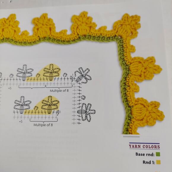 Around the Corner Crochet Borders: 150 Colorful, Creative Edging Designs - GOOD - Picture 6 of 13